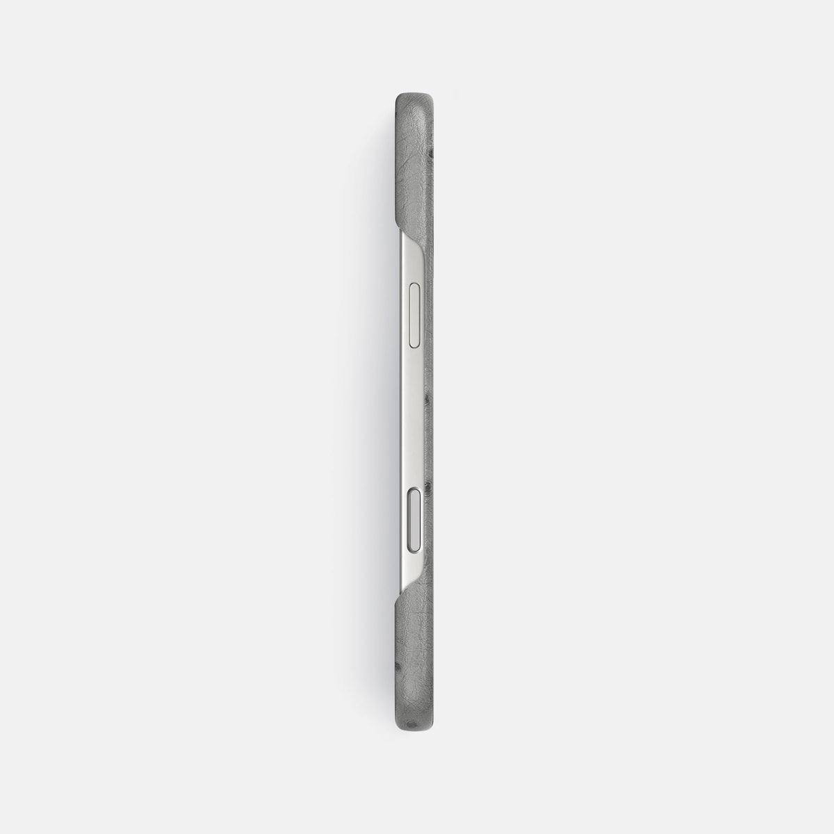 Slim Case For iPhone 18 Pro Max In Ostrich -3 | Silver