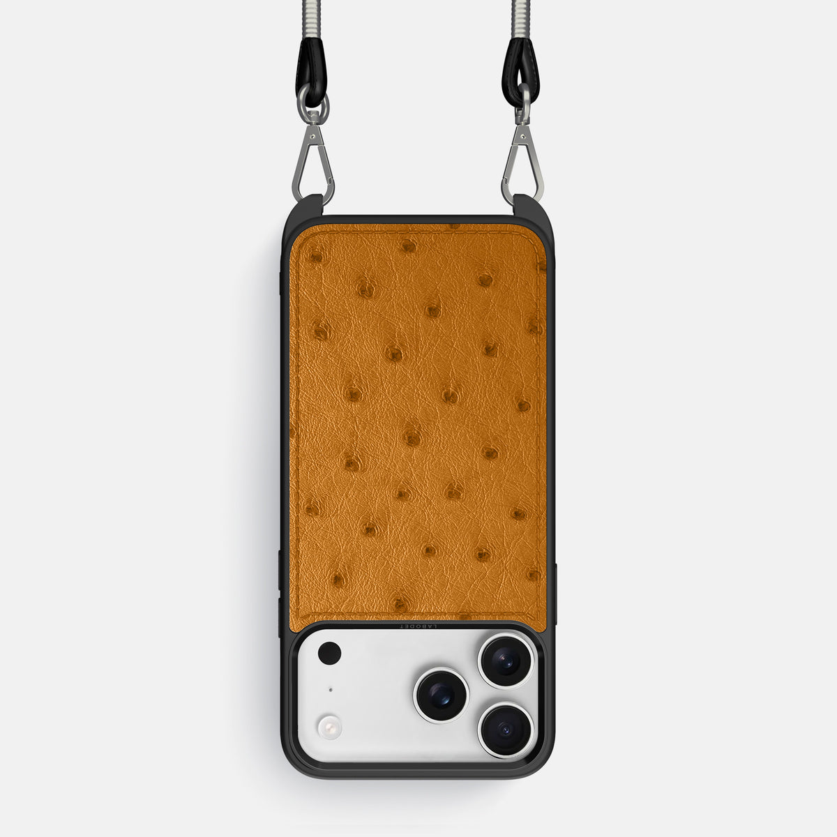 Crossbody Sport Case For iPhone 17 Pro In Ostrich -1 | Chestnut