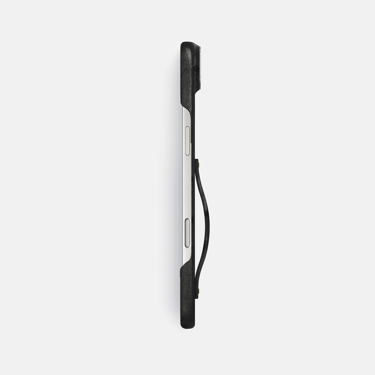 Finger Case For iPhone 17 Air In Ostrich -3 | Black-Steel