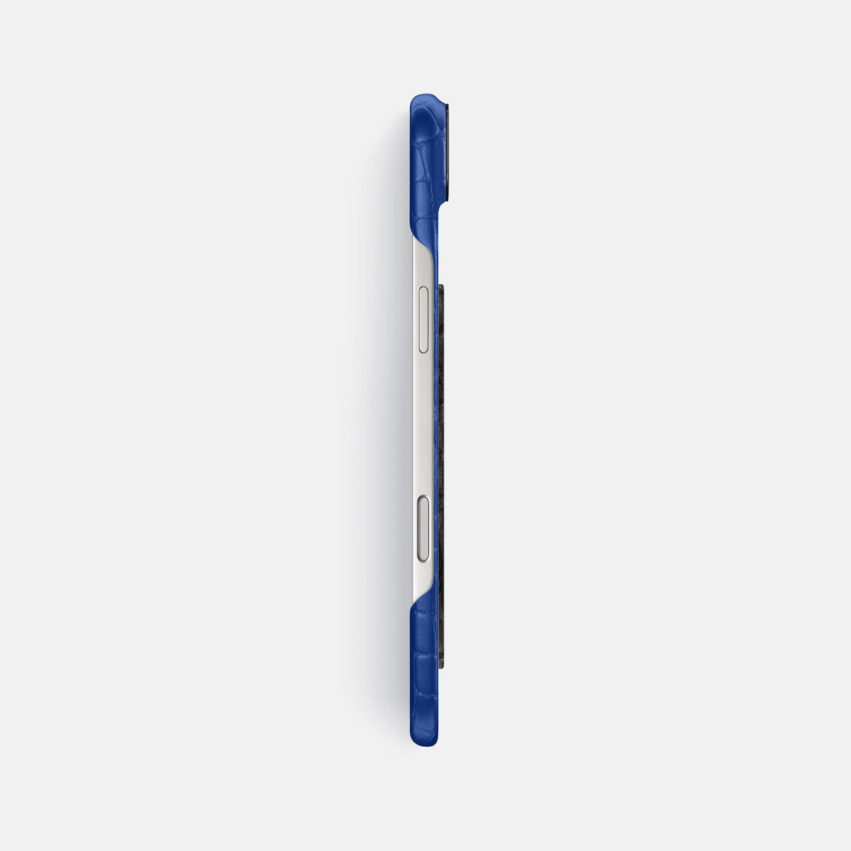 Classic Case With Carbon Dragon For iPhone 17 Air In Alligator -3 | Royal-Blue-Black