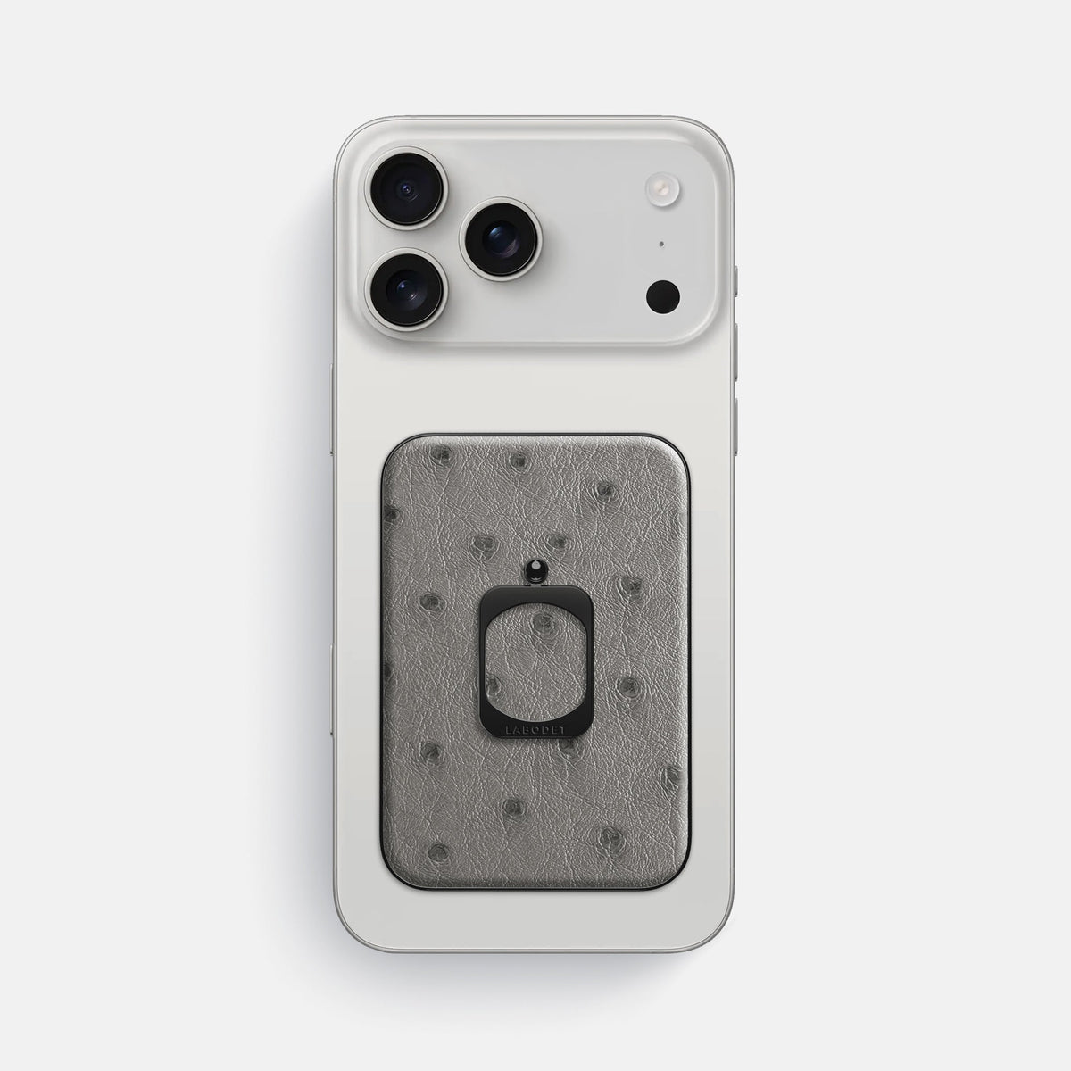 MagSafe Ring For iPhone 18 Pro Max In Ostrich -2 | Grey-Black