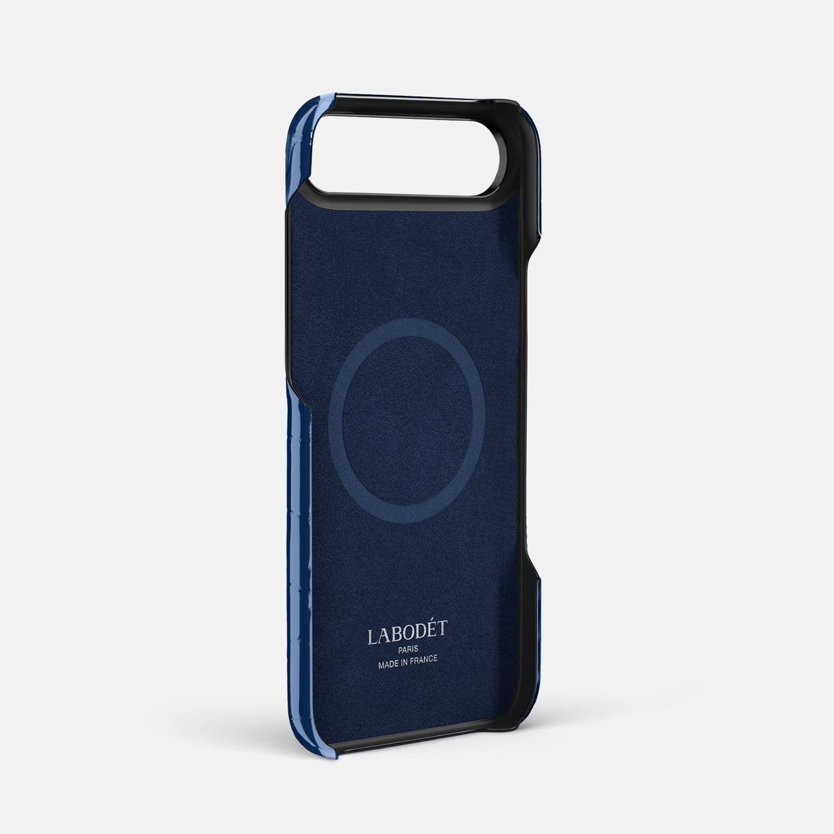 Classic Case For iPhone 17 Air In Shiny Alligator -4 | Mediterranean-Black