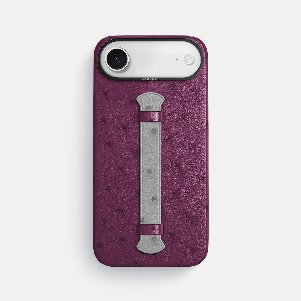 Center Handle Coloré For iPhone 17 Air In Ostrich -1 | Purple-Black