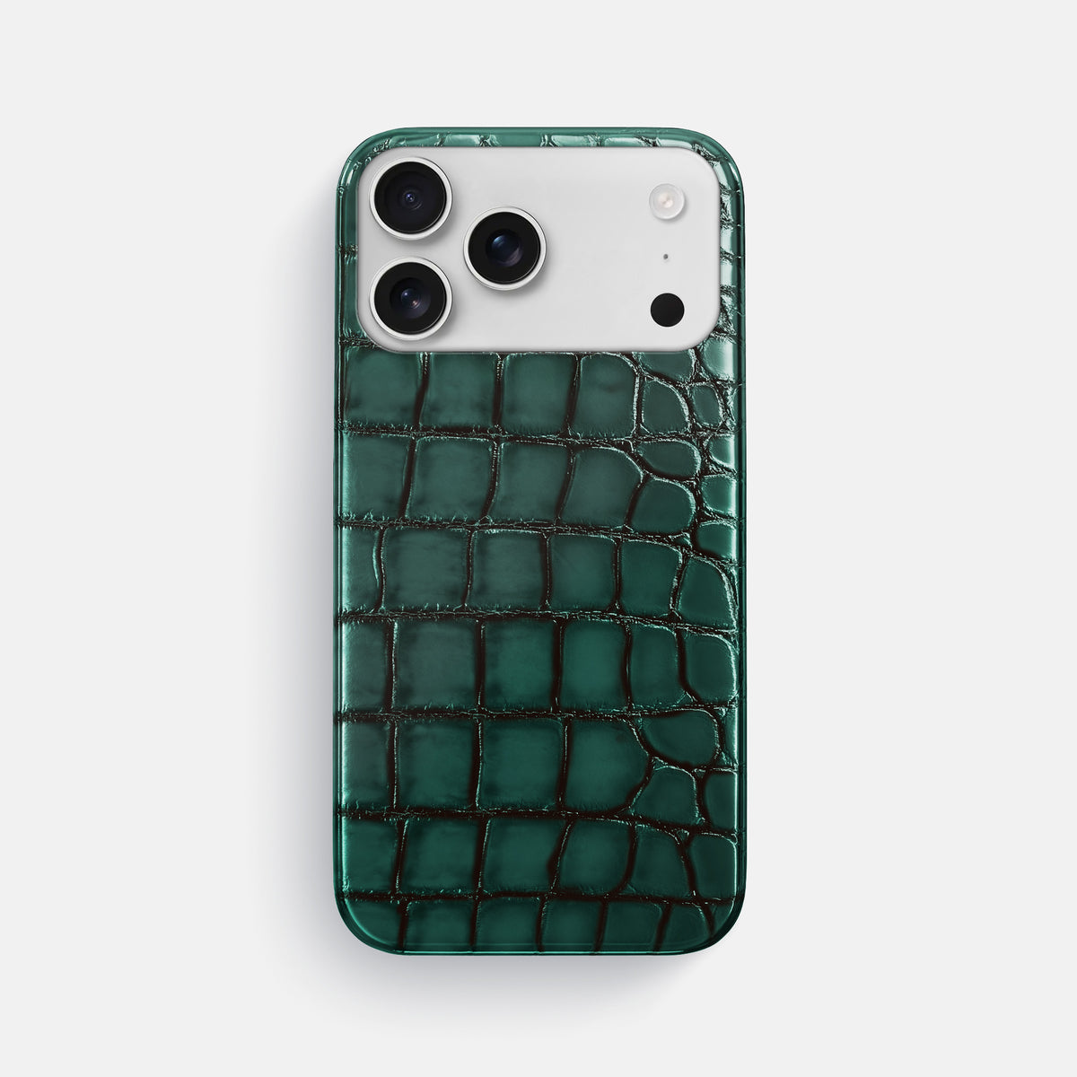 Slim Case For iPhone 17 Pro Max In Patina Alligator -1 | Green