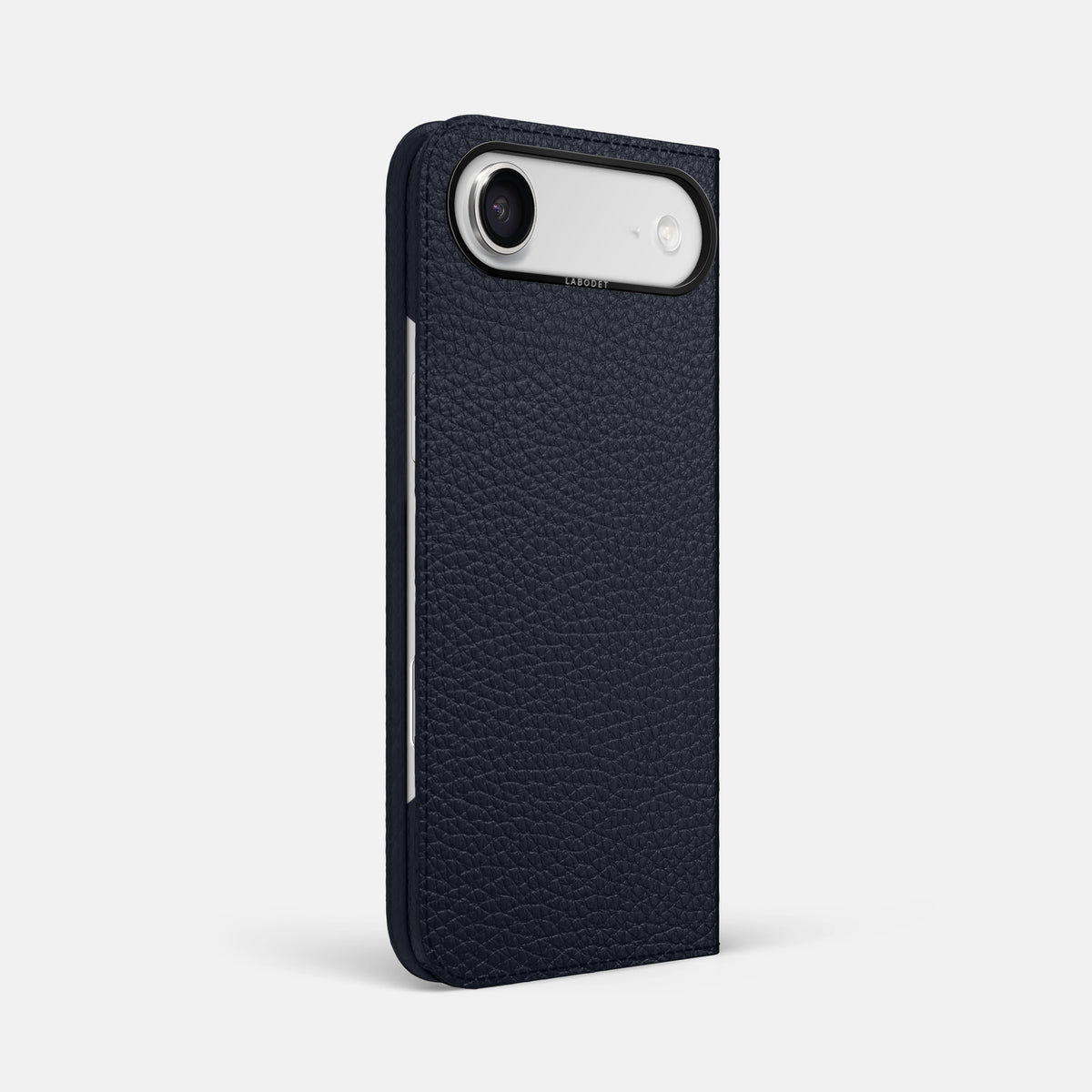 Folio Case For iPhone 17 Air In Calf -1 | Marine-Black