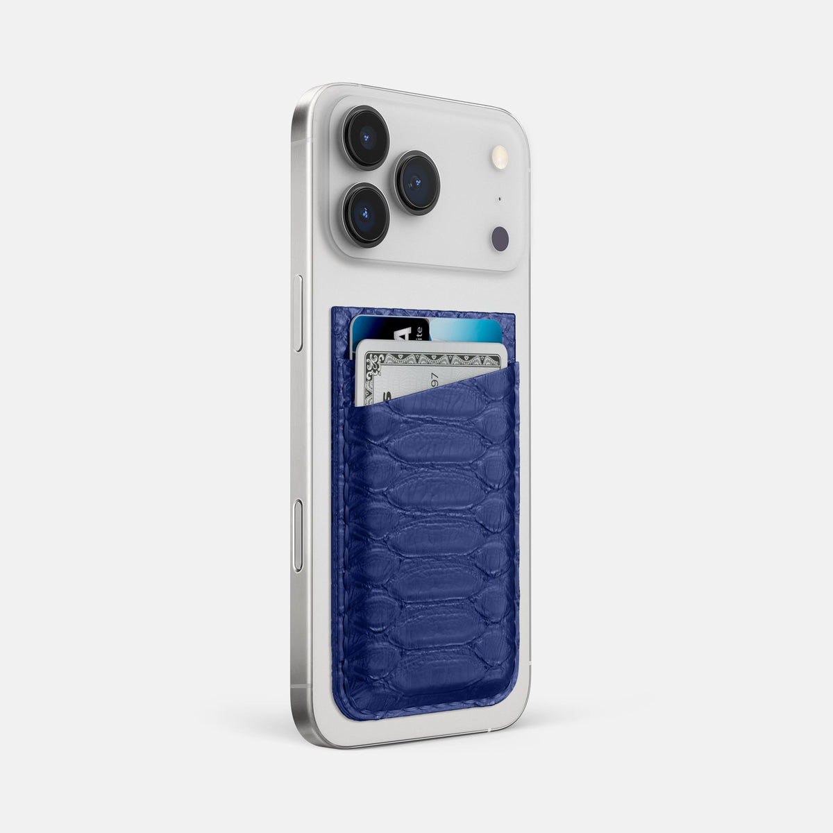 MagSafe Wallet For iPhone 18 Pro Max In Python -2 | Royal-Blue