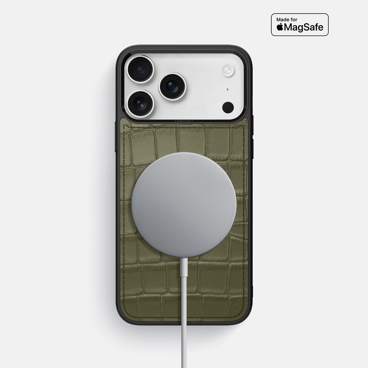 Sport Case For iPhone 18 Pro Max In Alligator -5 | Kaki-Green