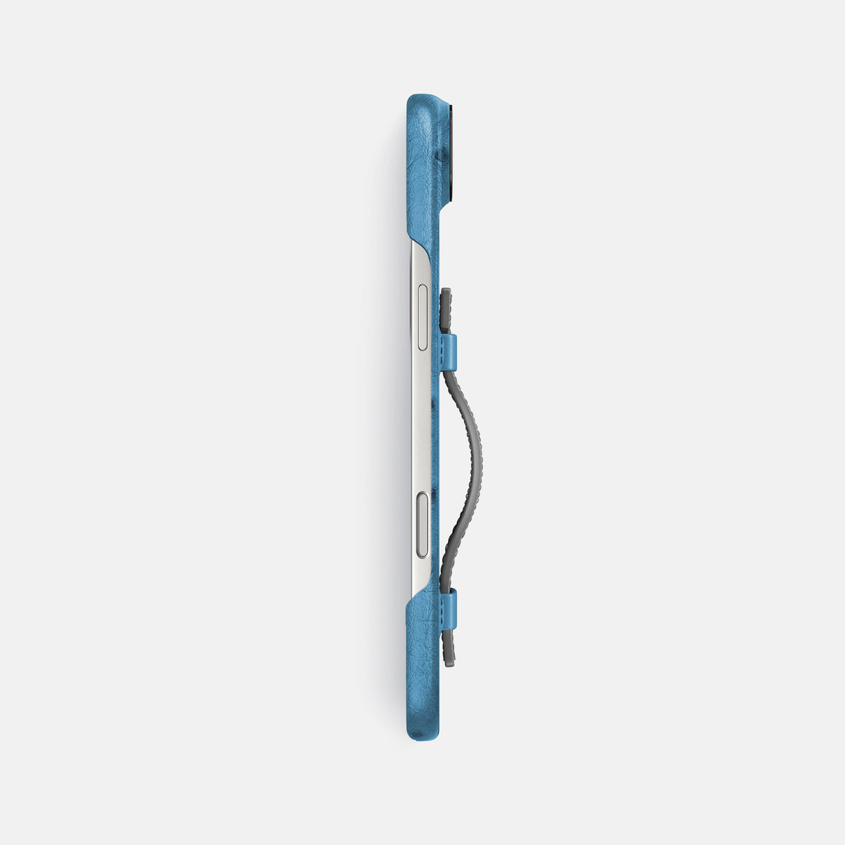 Handle Case Coloré For iPhone 17 Air In Ostrich -3 | Blue-Jeans-Black