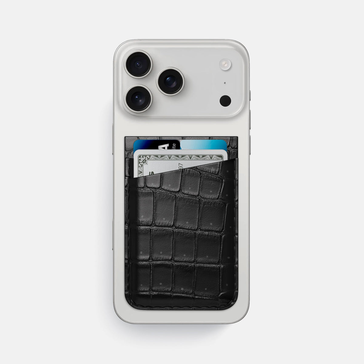 MagSafe Wallet For iPhone 17 Pro Max In Porosus Crocodile