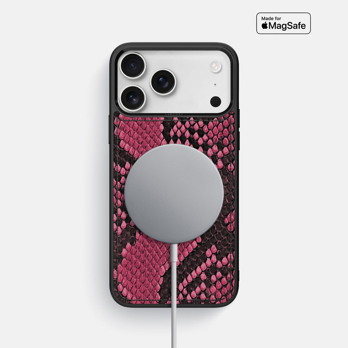 Sport Case For iPhone 18 Pro Max In Deluxe Python -5 | Burgundy