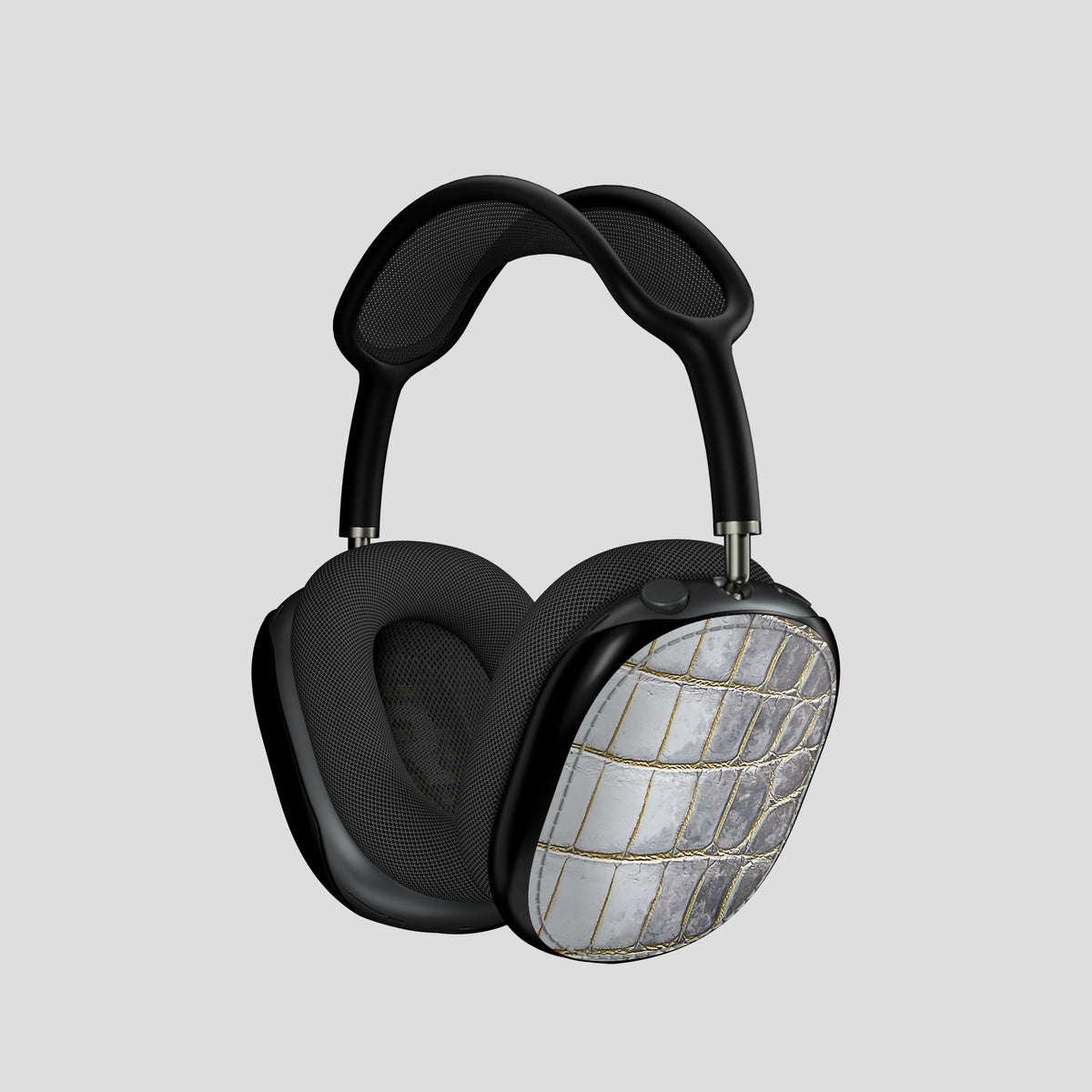 Shells For AirPods Max In Himalayan Crocodile -1 | Gold