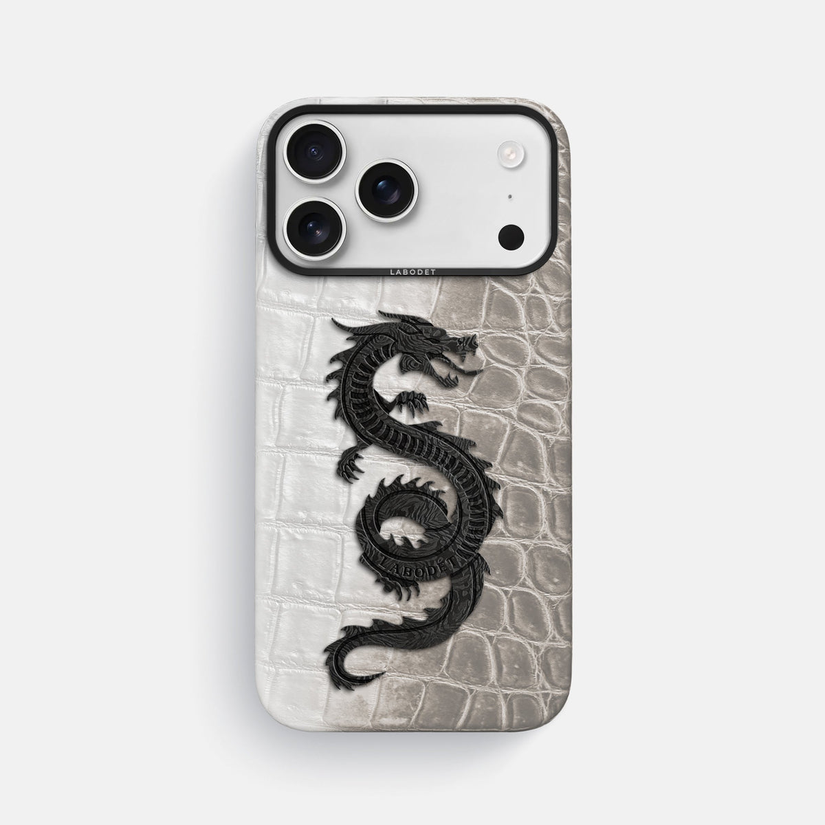 Classic Case With Carbon Dragon For iPhone 17 Pro Max In Himalayan Crocodile