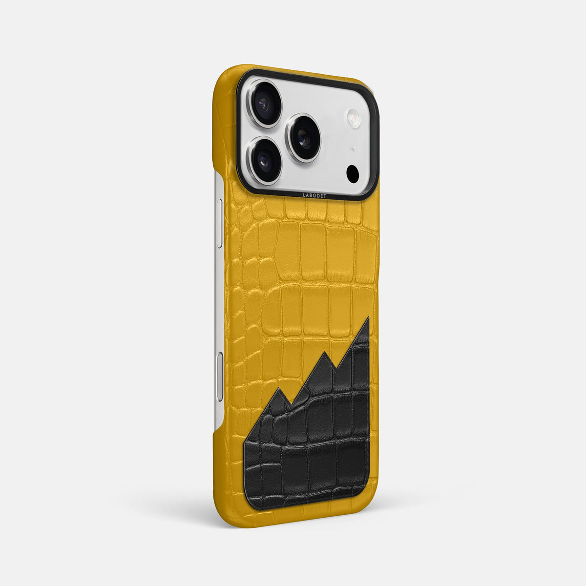 Classic Case With UpOnly For iPhone 18 Pro Max In Alligator -2 | Yellow-Black