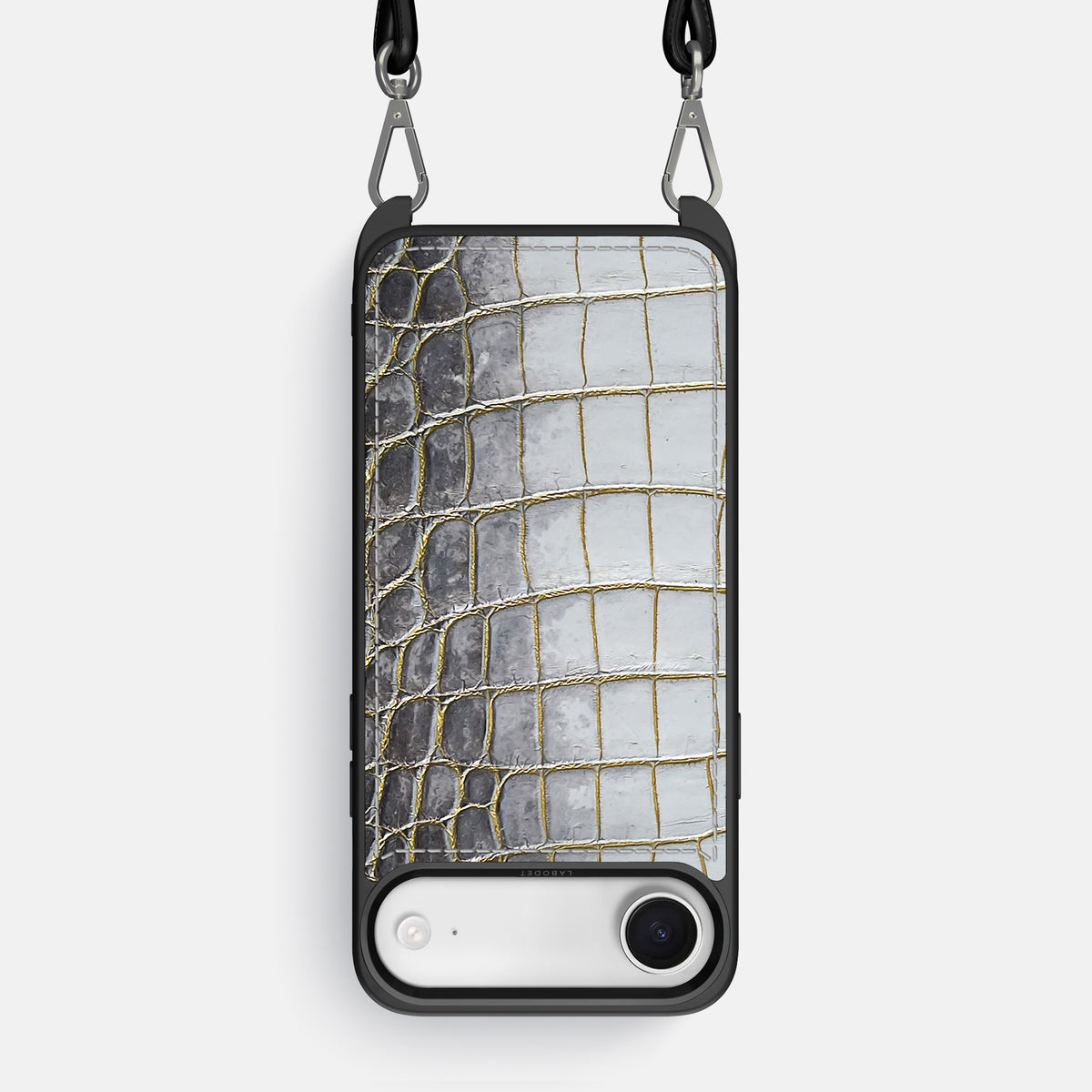 Crossbody Sport Case For iPhone 17 Air In Himalayan Crocodile -1 | Gold