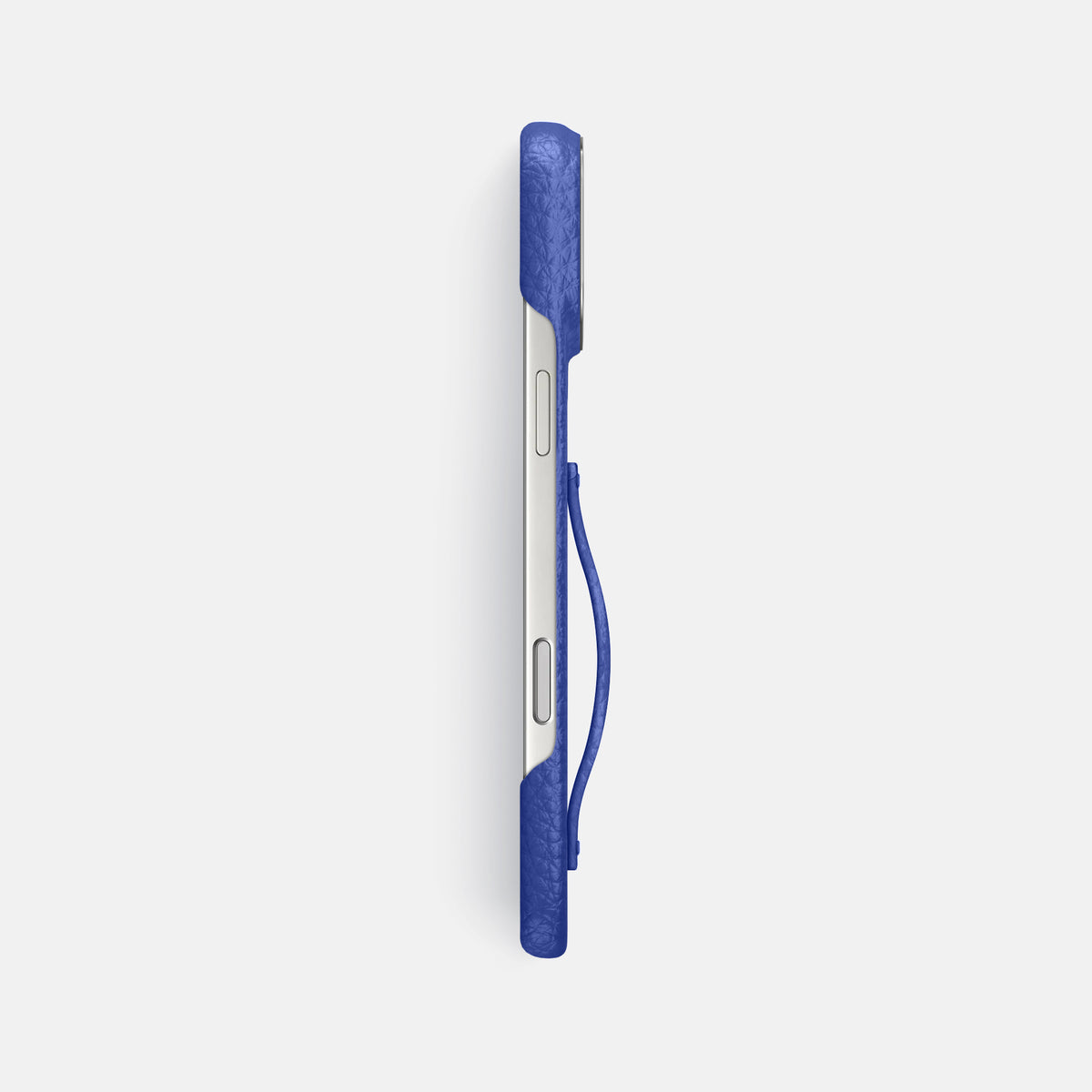 Finger Case For iPhone 17 Pro Max In Calf -3 | Royal-Blue-Steel