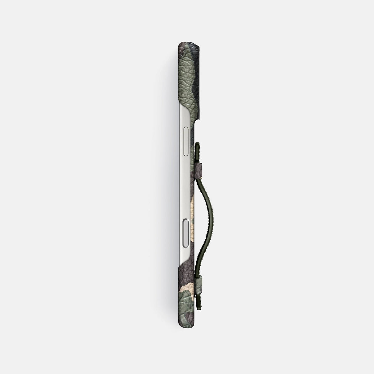 Handle Case For iPhone 18 Pro Max In Calf -3 | Camouflage-Steel