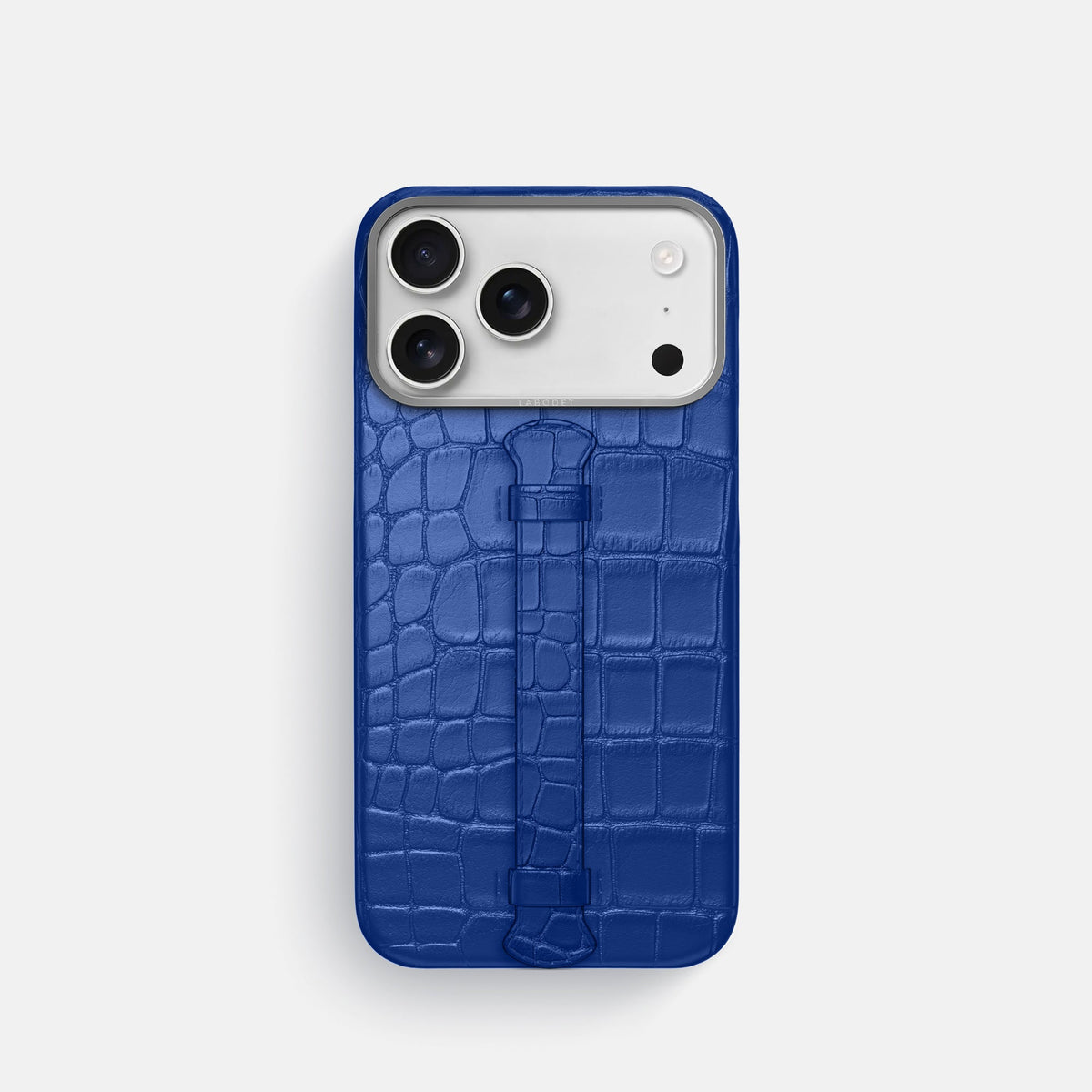 Center Handle For iPhone 18 Pro In Alligator -1 | Royal-Blue-Steel