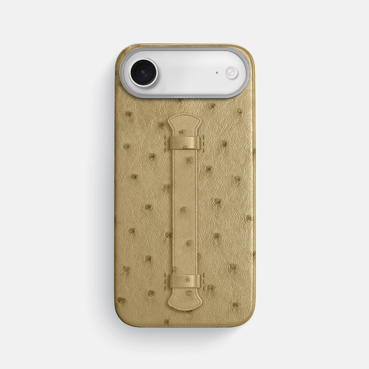 Center Handle For iPhone 17 Air In Ostrich -1 | Desert-Sand-Steel