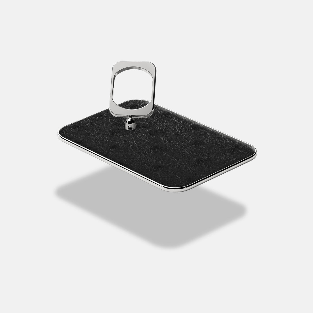 MagSafe Ring For iPhone 17 Air In Ostrich -4 | Black-Steel