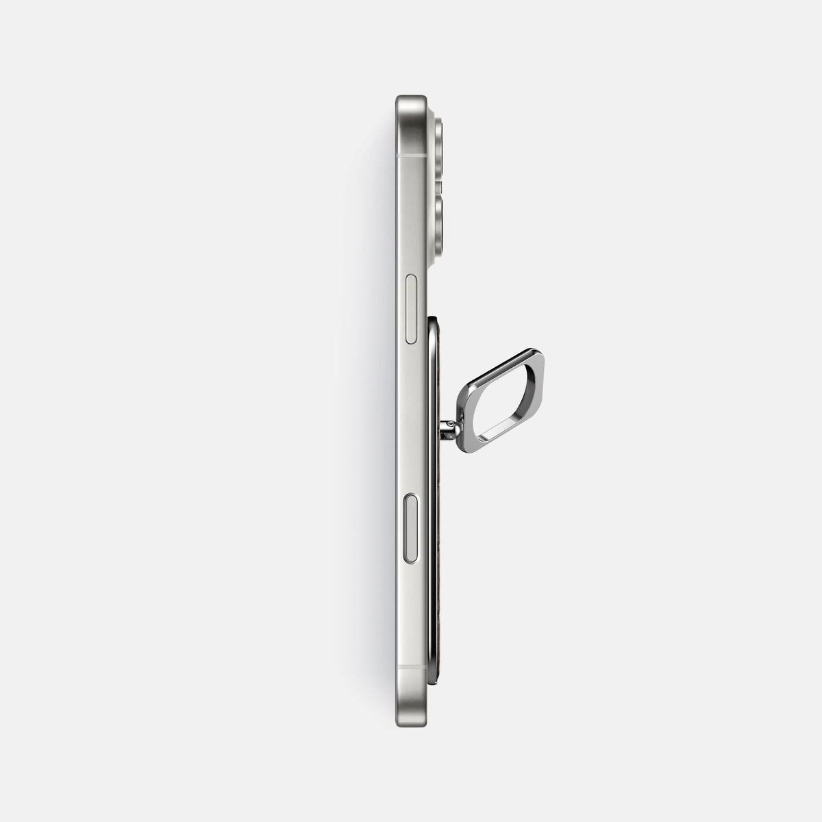 MagSafe Ring For iPhone 17 Pro Max In Calf -3 | Taupe-Steel
