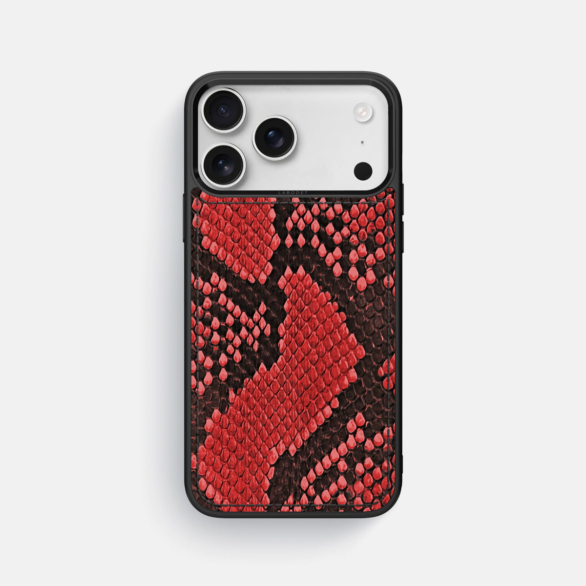 Sport Case For iPhone 18 Pro Max In Deluxe Python -1 | Red