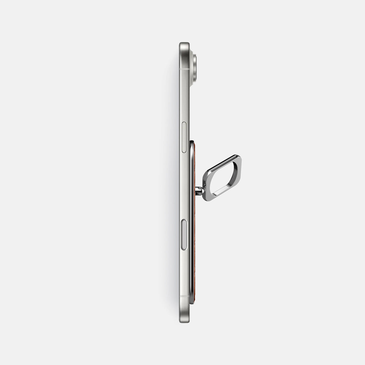 MagSafe Ring For iPhone 17 Air In Python -3 | Medium-Brown-Steel