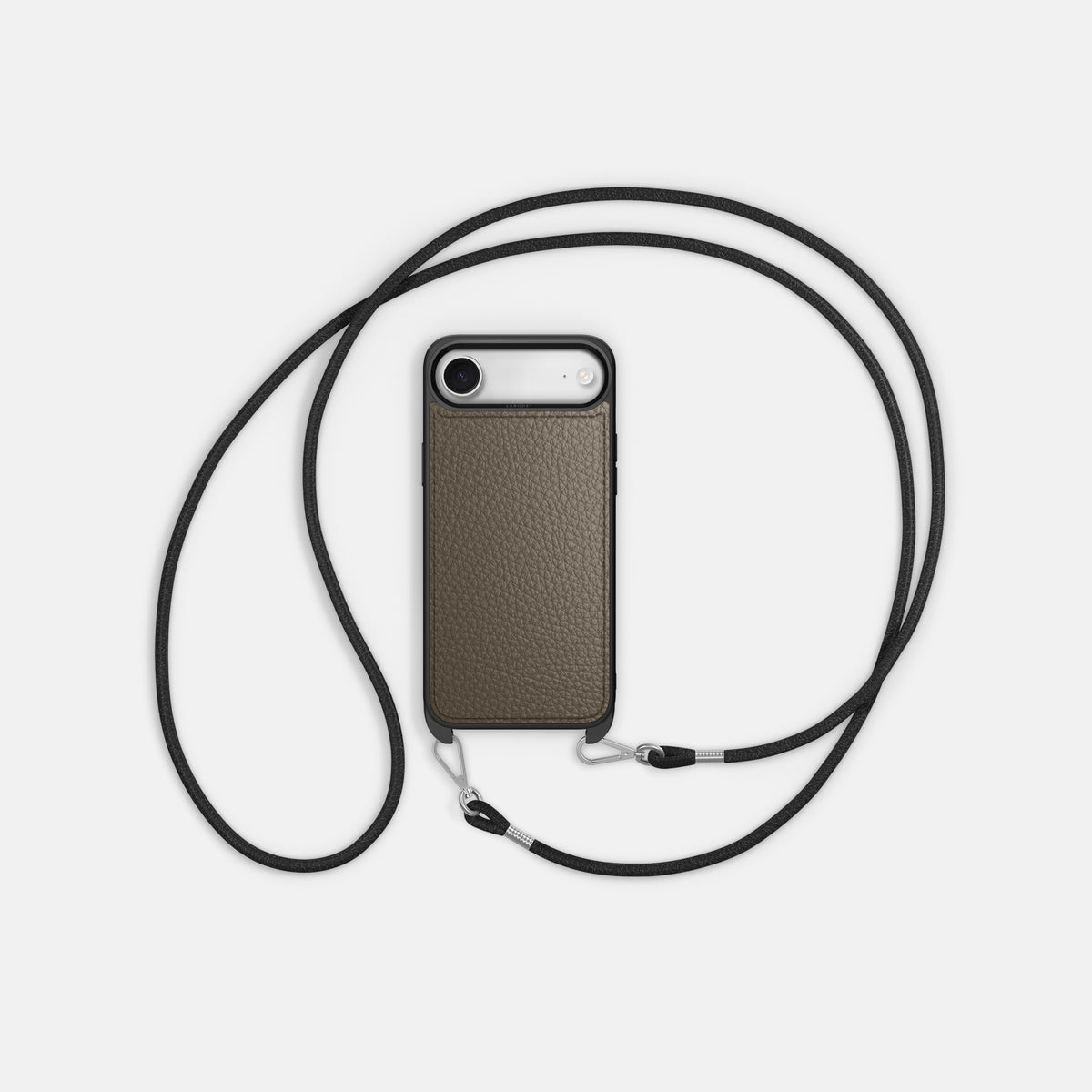 Crossbody Sport Case For iPhone 17 Air In Calf -5 | Taupe