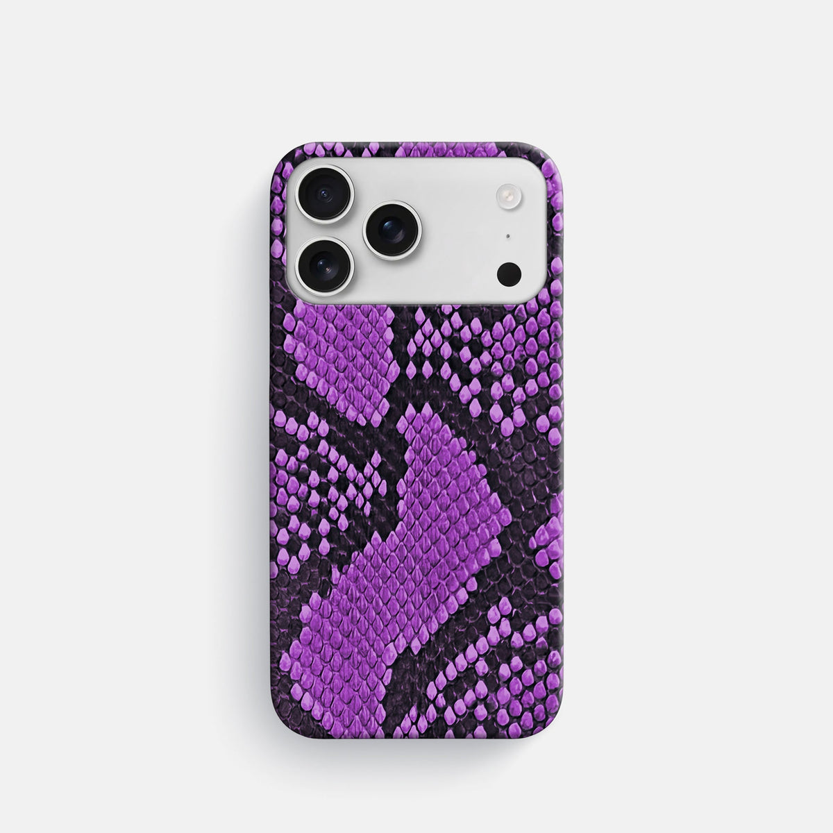 Slim Case For iPhone 18 Pro In Deluxe Python -1 | Purple