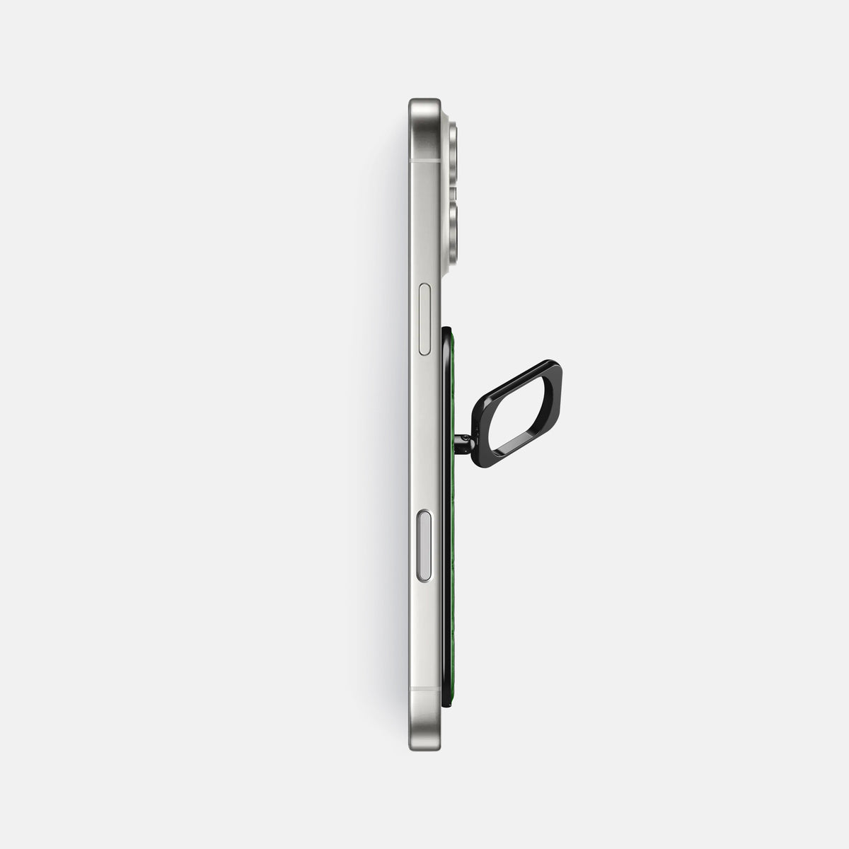 MagSafe Ring For iPhone 17 Pro Max In Calf -3 | Herb-Black
