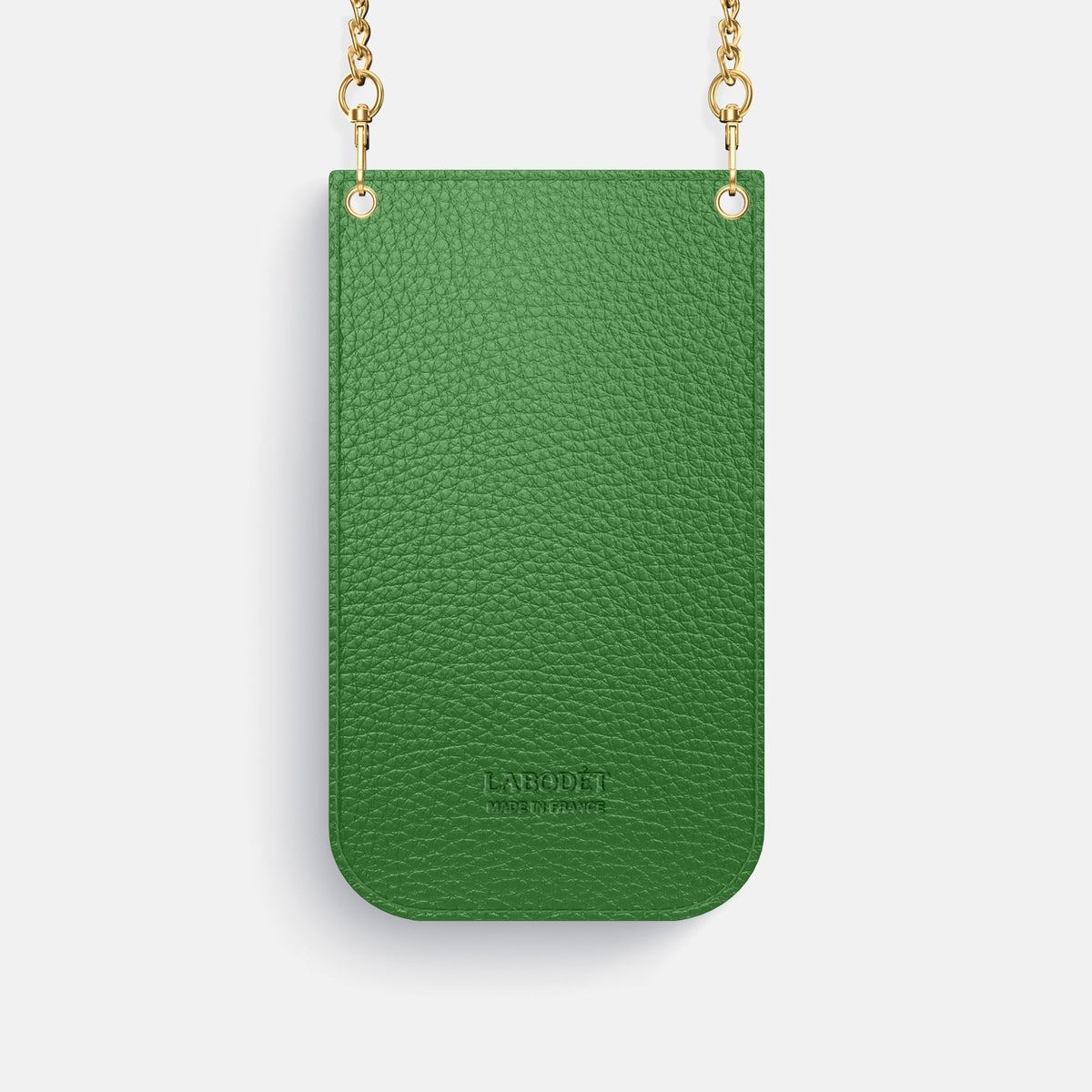 Crossbody Bag For iPhone 18 Pro In Porosus Crocodile -3 | Purple-Gold