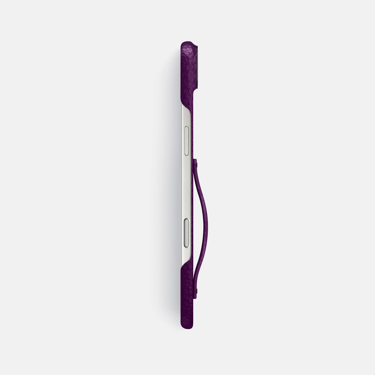 Finger Case For iPhone 17 Air In Calf -3 | Violet-Black