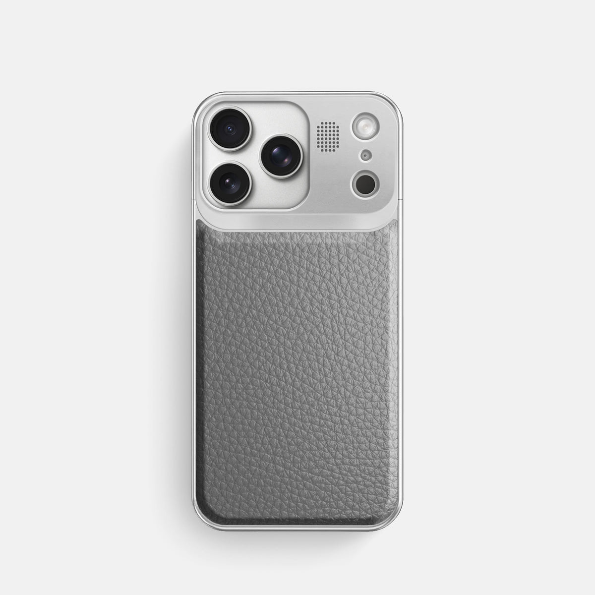 Metal Case For iPhone 17 Pro In Calf -1 | Souris-Steel
