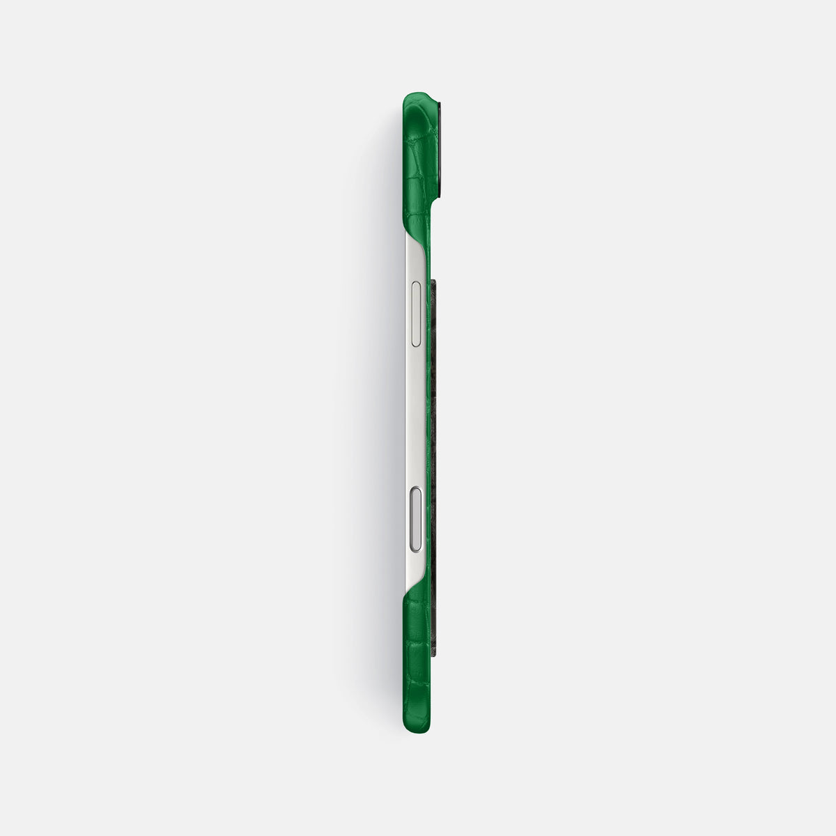 Classic Case With Carbon Dragon For iPhone 17 Air In Alligator -3 | Forest-Green-Black