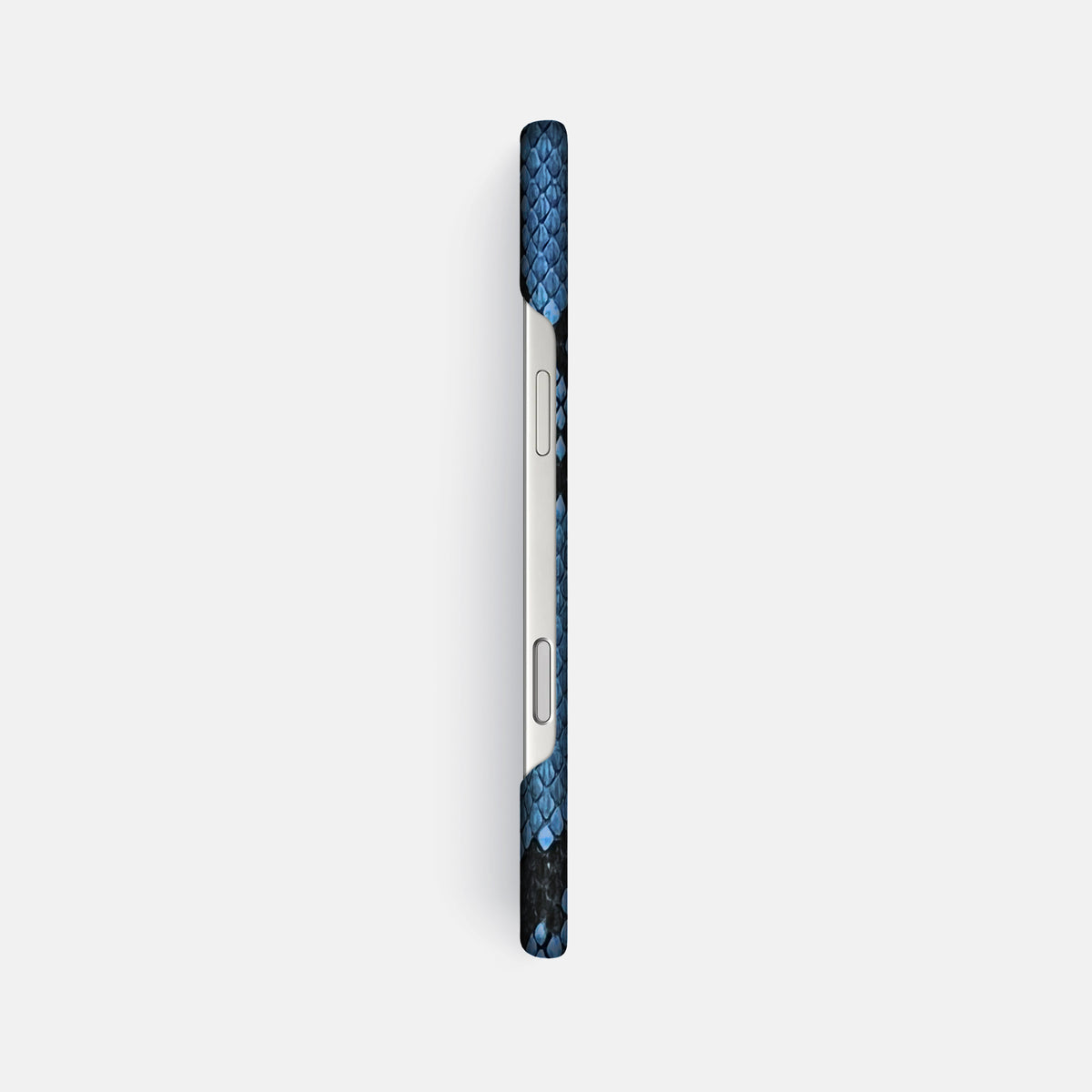 Slim Case For iPhone 17 Pro Max In Deluxe Python -3 | Blue-Jeans