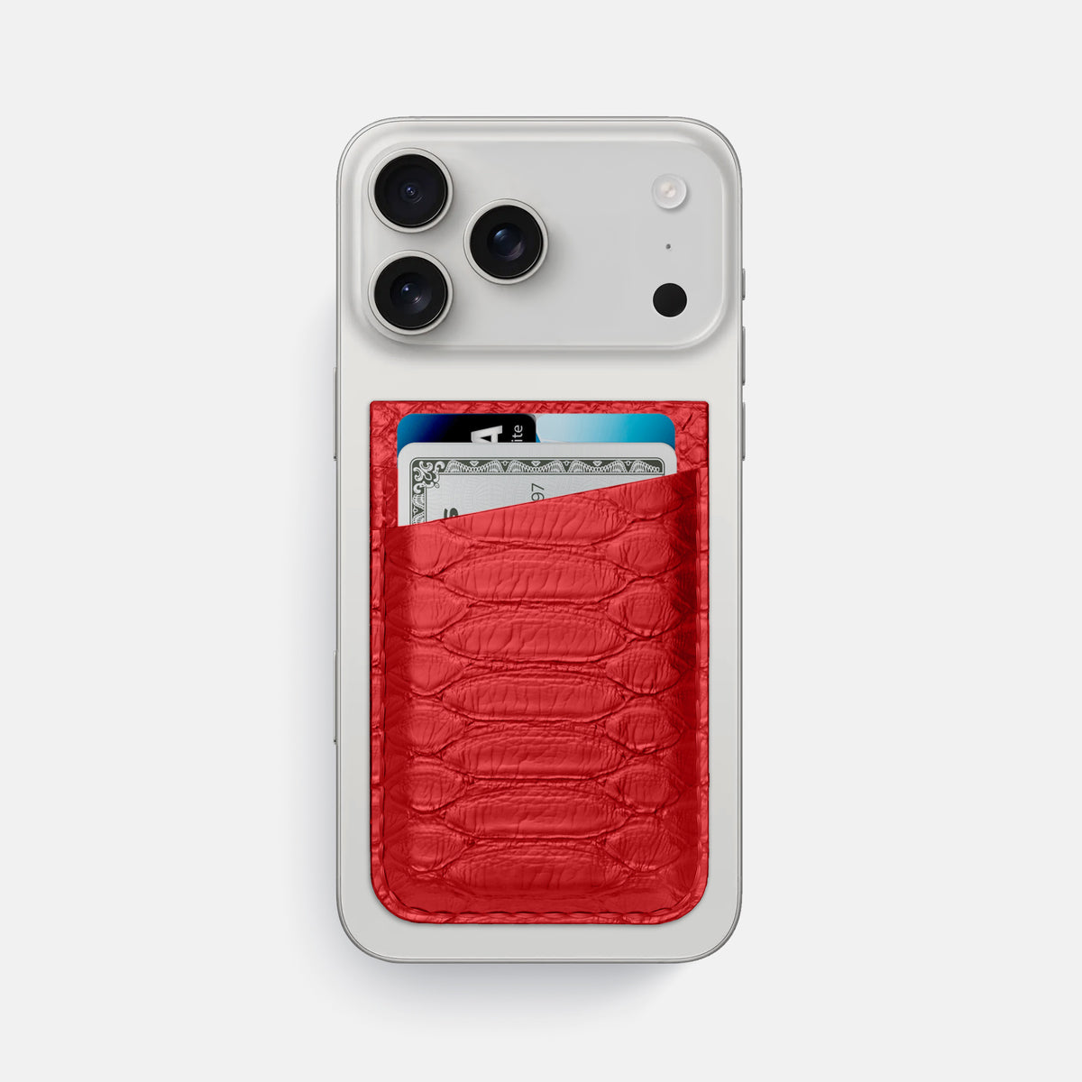 MagSafe Wallet For iPhone 17 Pro Max In Python -1 | Red