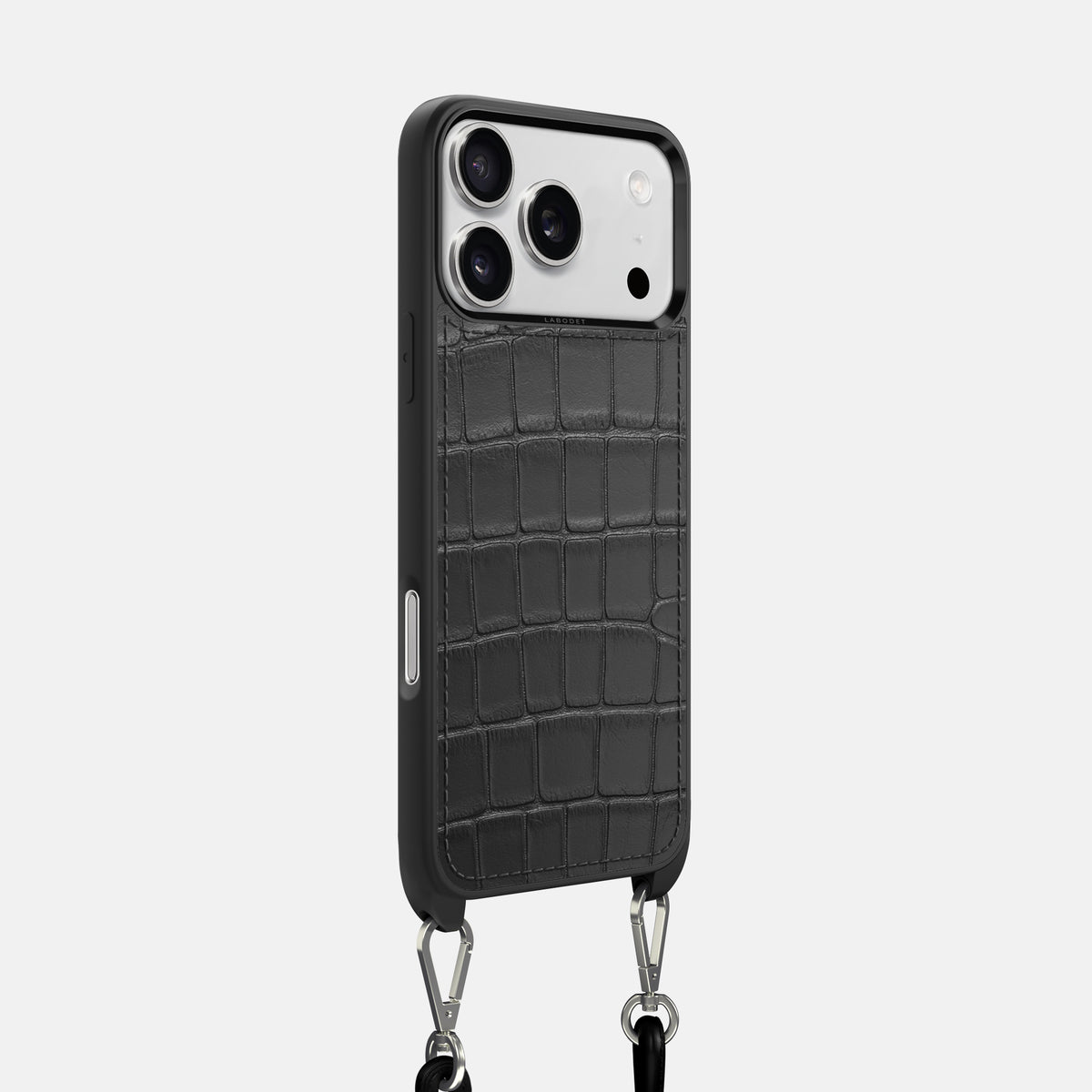 Crossbody Sport Case For iPhone 17 Pro In Alligator -2 | Grey
