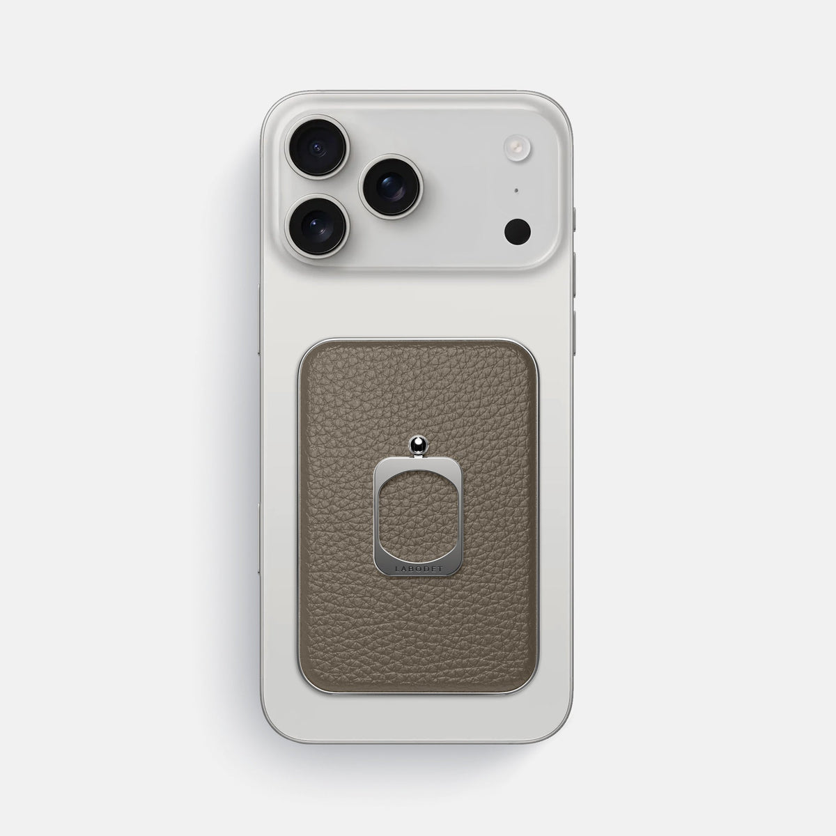 MagSafe Ring For iPhone 18 Pro Max In Calf -2 | Taupe-Steel