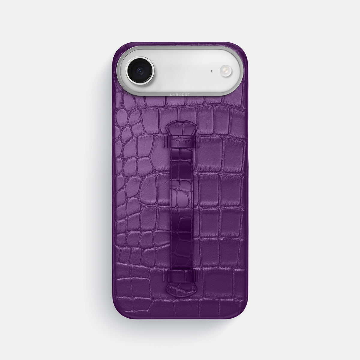 Center Handle For iPhone 17 Air In Alligator -2 | Purple-Steel