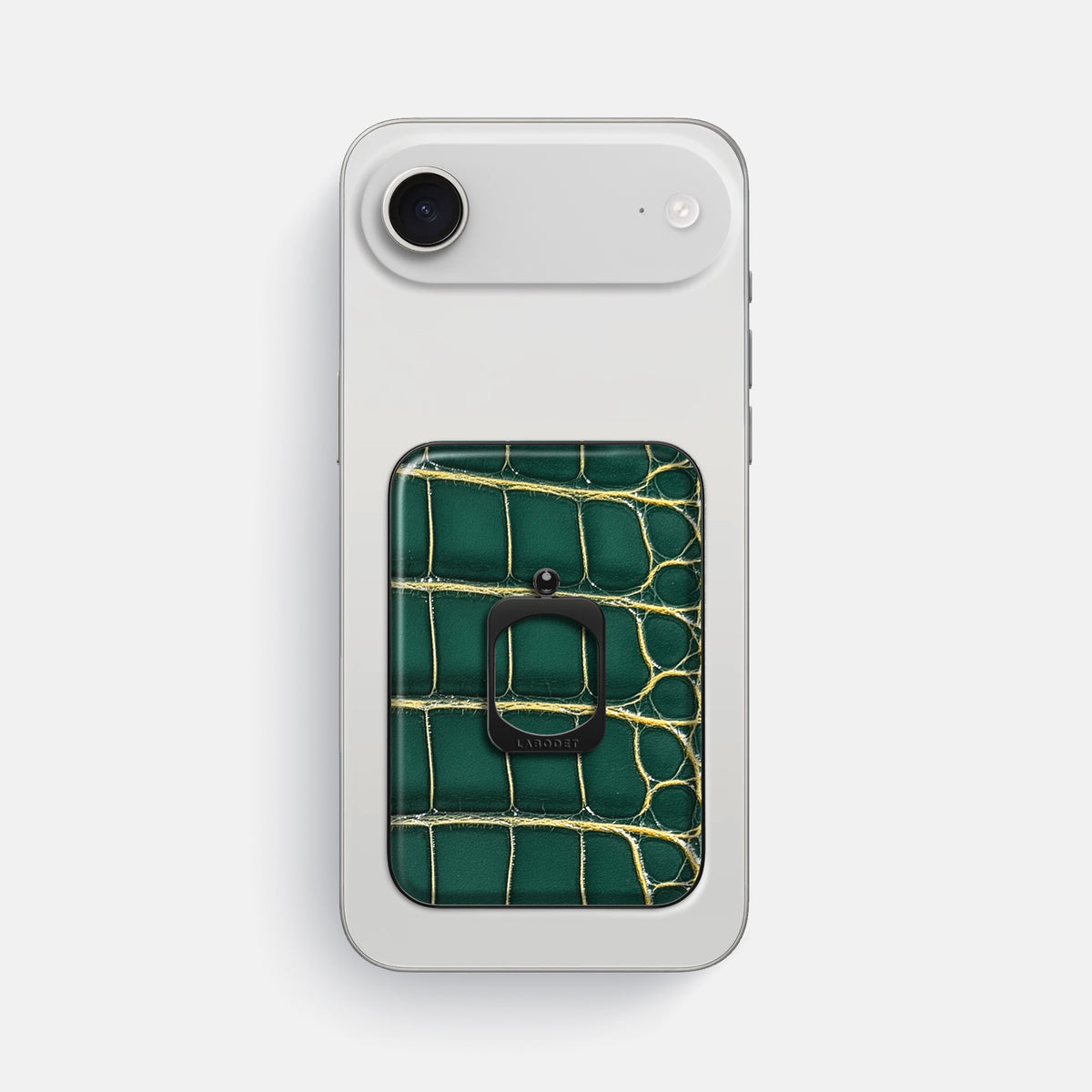 MagSafe Ring For iPhone 17 Air In Patina Alligator -2 | Cambridge-Black