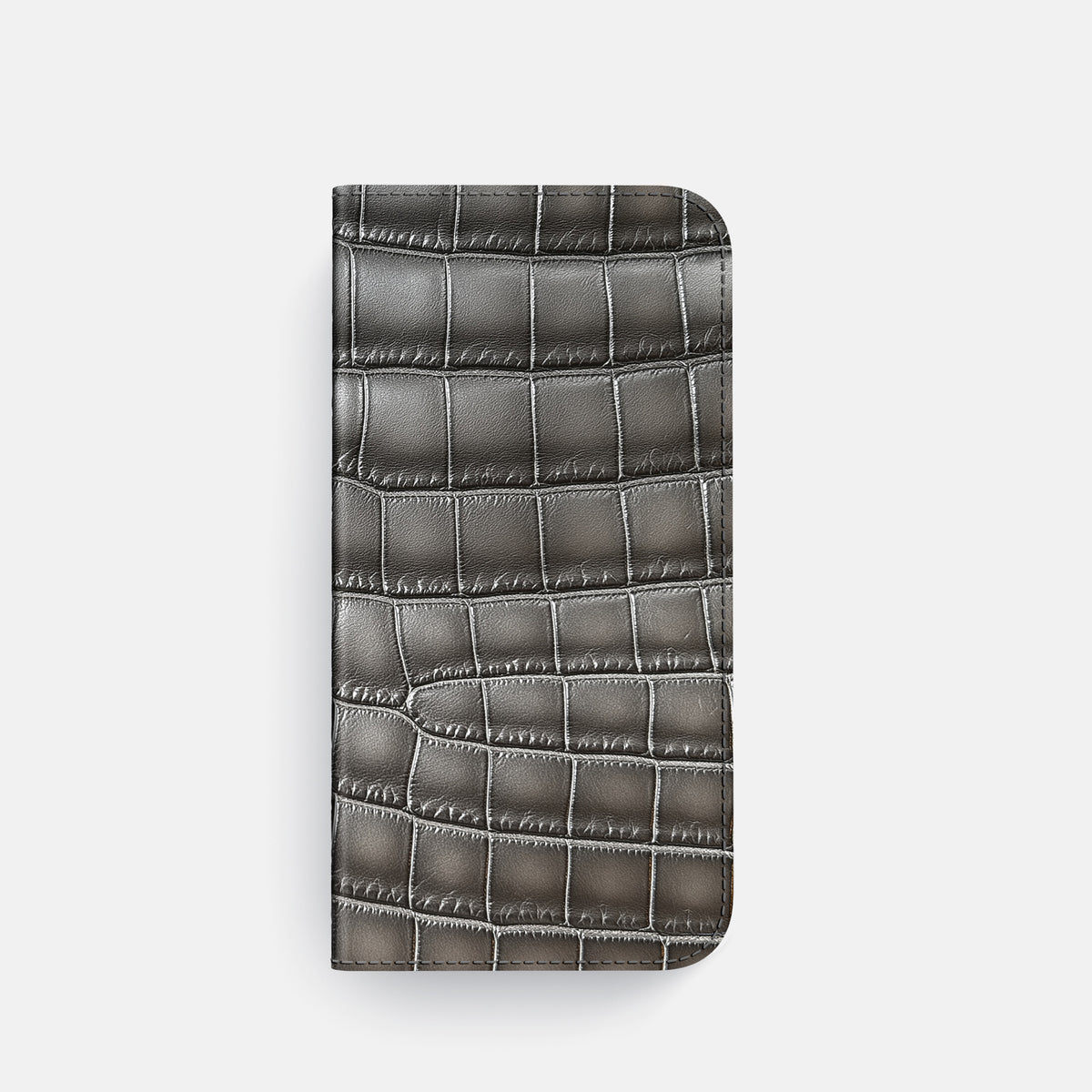 Folio Case For iPhone 17 Pro In Patina Alligator -4 | Grey-Black