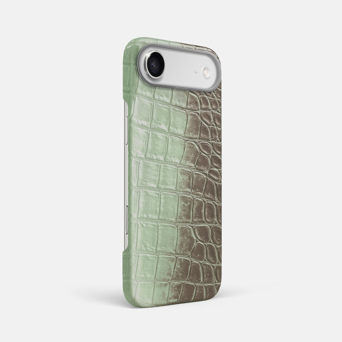 Classic Case For iPhone 17 Air In Himalayan Crocodile -2 | Pistachio-Steel