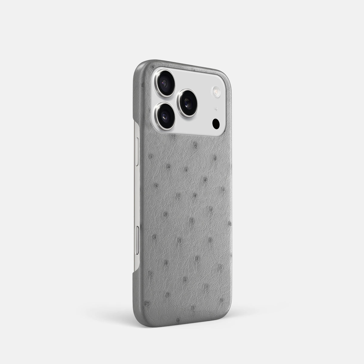Slim Case For iPhone 17 Pro In Ostrich -2 | Silver