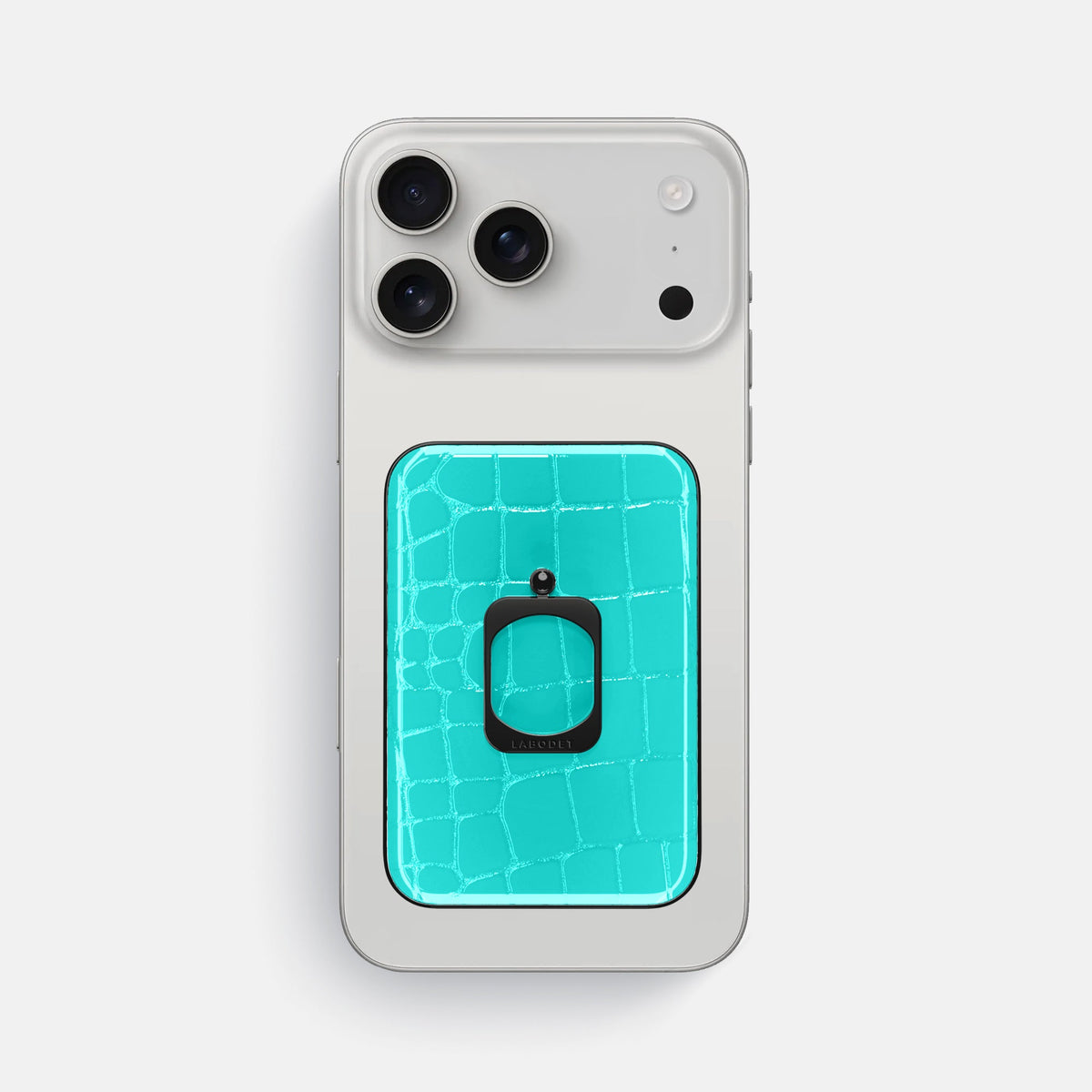 MagSafe Ring For iPhone 18 Pro Max In Shiny Alligator -2 | Mint-Black