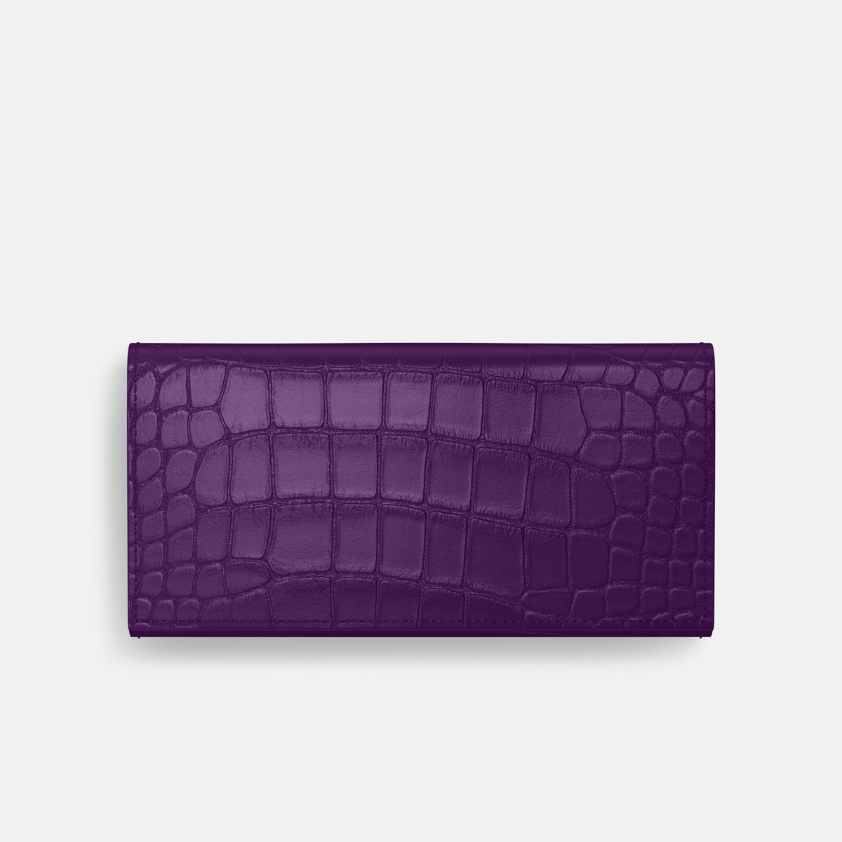 Wallet Case For iPhone 17 Pro In Alligator -3 | Purple