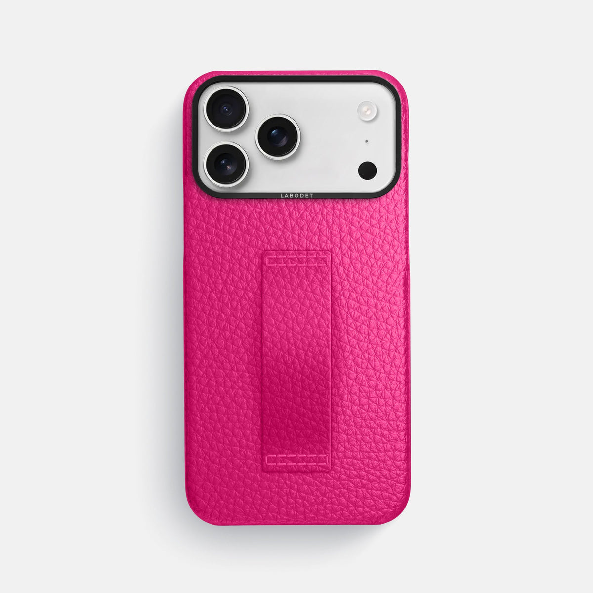 Finger Case For iPhone 18 Pro Max In Calf -1 | Magenta-Black