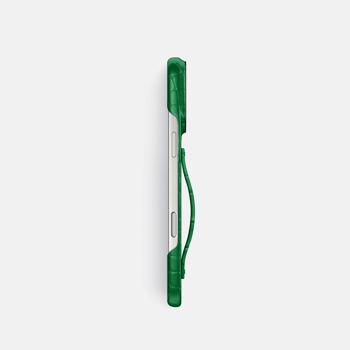 Finger Case For iPhone 17 Pro In Alligator -3 | Forest-Green-Black