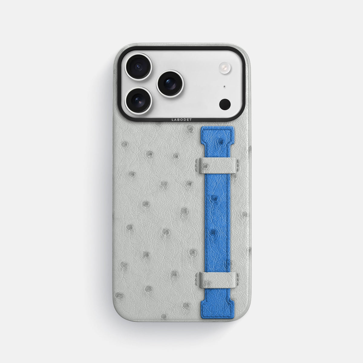 Handle Case Coloré For iPhone 18 Pro Max In Ostrich -1 | White-Black