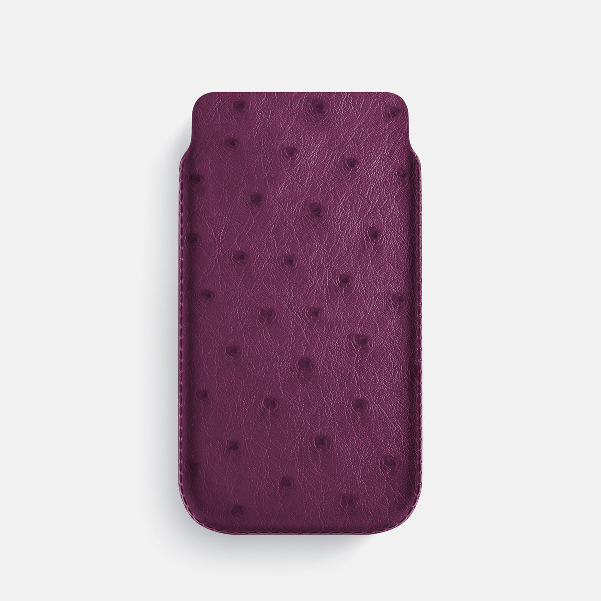 Pouch Case For iPhone 18 Pro In Ostrich -1 | Purple