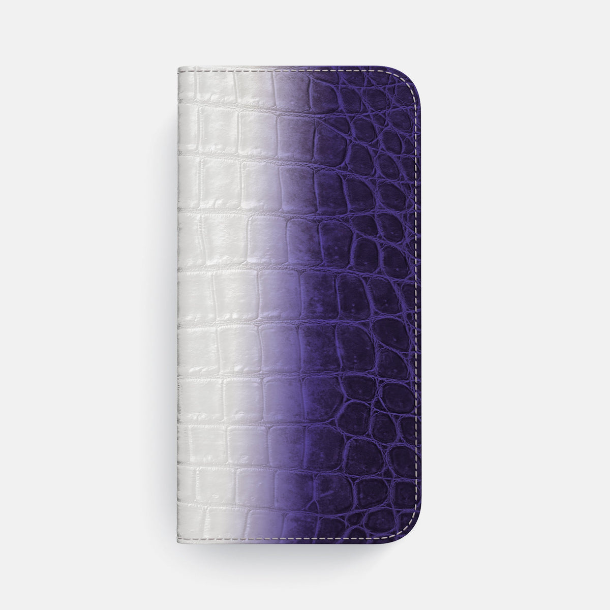 Folio Case For iPhone 18 Pro Max In Himalayan Crocodile -4 | Purple-Black