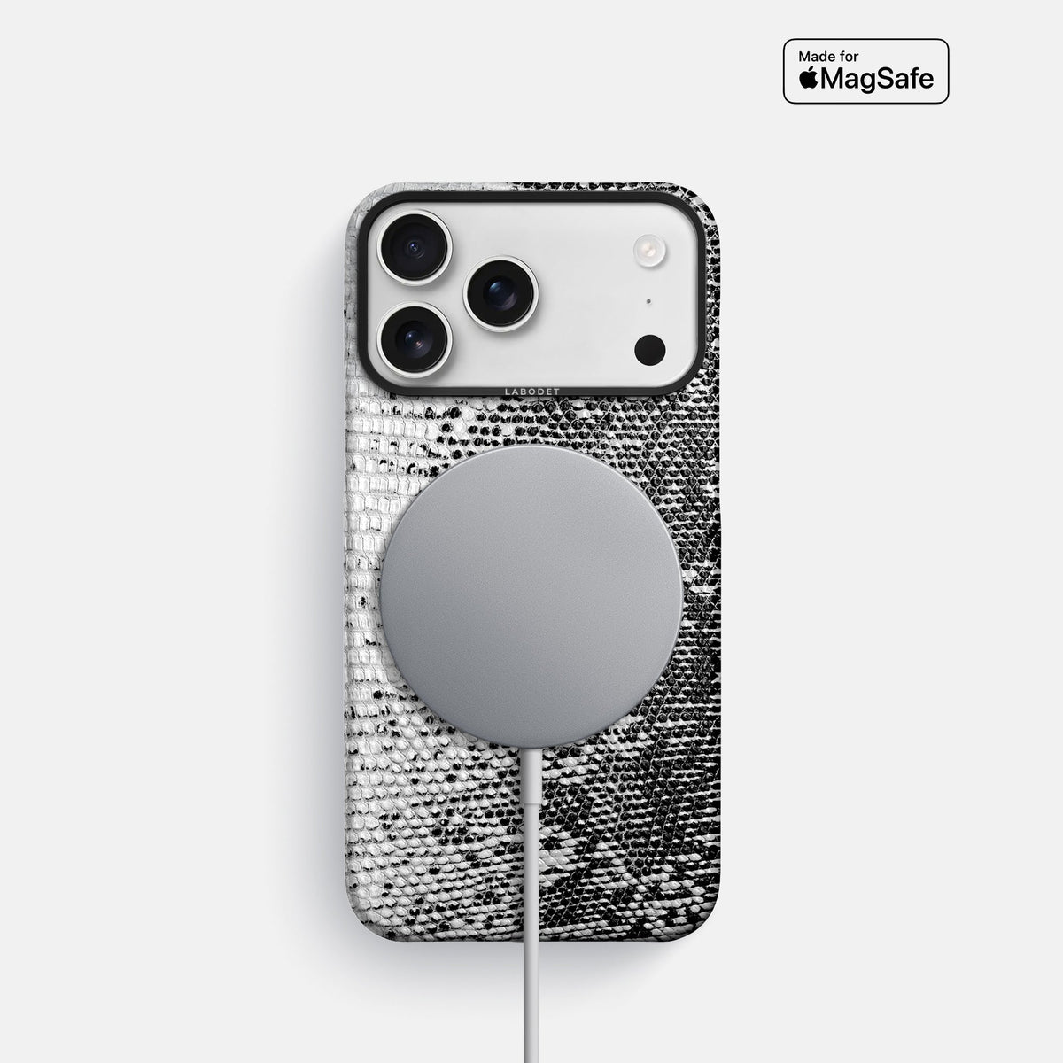 Classic Case For iPhone 18 Pro In Himalayan Lizard -5 | Dark-Black